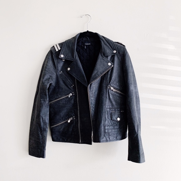 The Kooples Jackets & Blazers - The Kooples Moto Leather Jacket
